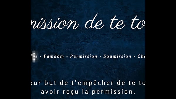 Permission de te toucher – French audio JOI edging