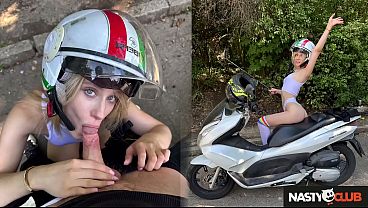 NastyClub – Bubble Butt Blonde Lilly Blossom Goes on a Bike Ride of her Life!